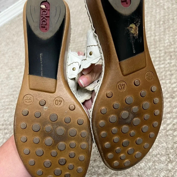 Rieker sandals white size  40 - Picture 4 of 9